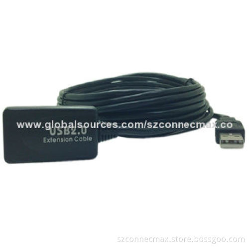 USB2.0 Active Extension Cable with Repeater 5/10/15m, AM/AF